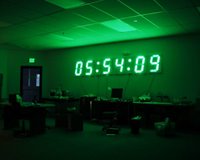 large led clock