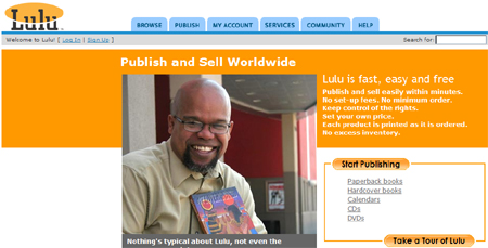 lulu web publishing
