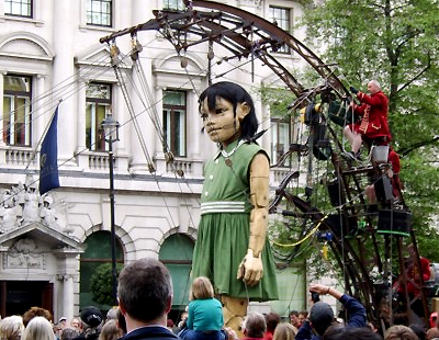 giant girl at sultans elephant