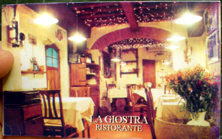 la giostra florence business card