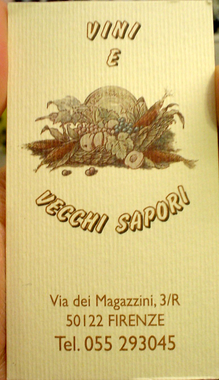 Florence Vini E biz card