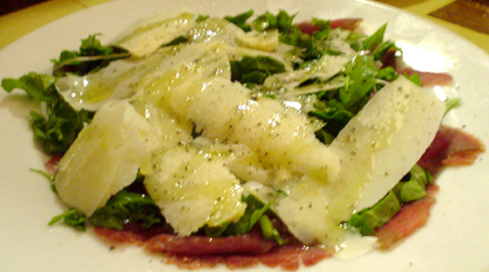 Florence Vini carpaccio