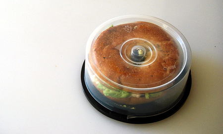 bagel CD spindle holder