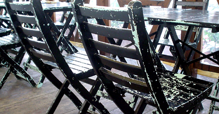 Florence rustic painted chairs