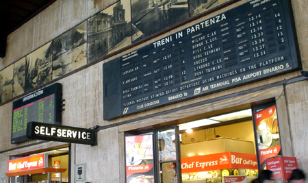 florence ticker train station