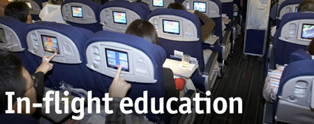 in flight education
