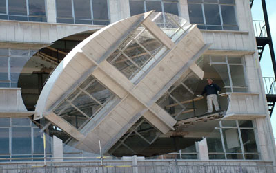 rotating wall scuplture