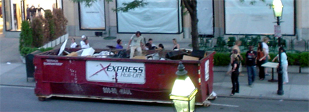armani dumpster boston newberry