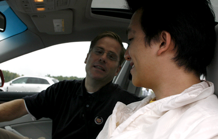 GM test drive detroit driving Cadillac CTS talk