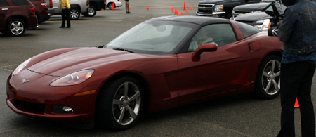 GM Test Drive Detroit Driving Corvette