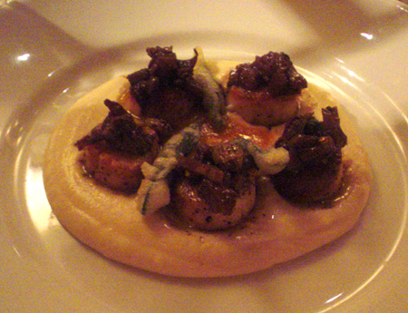 Oleana restaurant scallops