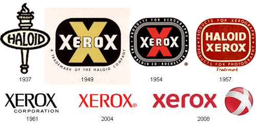 xerox logo evolution