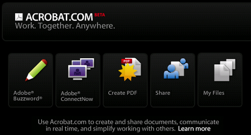 acrobat.com webtop