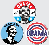 Free Obama butons