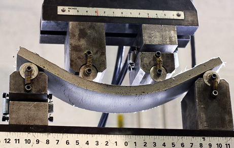 self healing bendable concrete